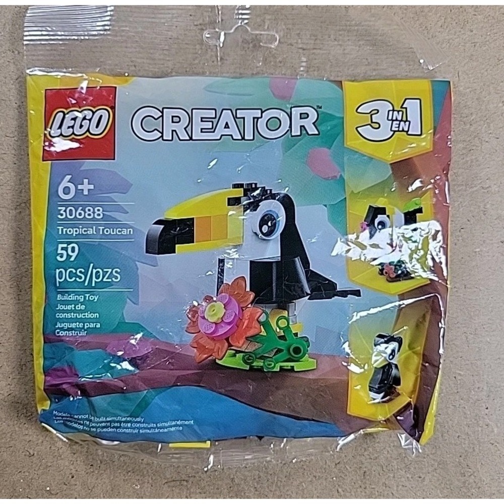 LEGO Creator Tropical Toucan Paper Bag‎ 30688 (SEALED)